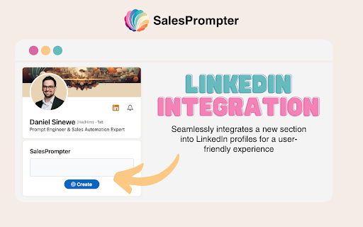 SalesPrompter | ChatGPT™ for LinkedIn™  from Chrome web store to be run with OffiDocs Chromium online