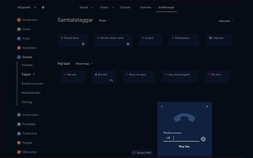 SaleSys Click to Call  from Chrome web store to be run with OffiDocs Chromium online