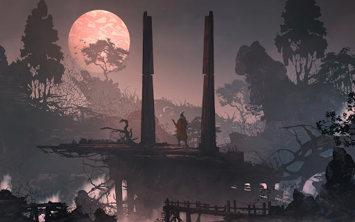 Samurai Beige Night  from Chrome web store to be run with OffiDocs Chromium online