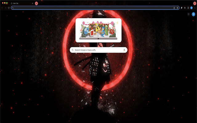 Samurai Heart Theme  from Chrome web store to be run with OffiDocs Chromium online