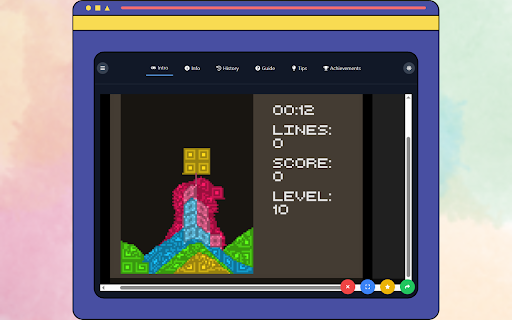 Sand Tetris Unblocked Game  from Chrome web store to be run with OffiDocs Chromium online
