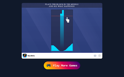 Sandtris Game Build, Flow, and Solidify with Dynamic Physics! from Chrome web store to be run with OffiDocs Chromium online Sandtris Game Build, Flow, and Solidify with Dynamic Physics! from Chrome web store to be run with OffiDocs Chromium online