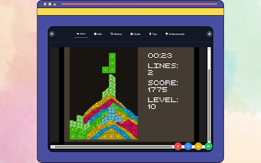 Sandtris Unblocked Game  from Chrome web store to be run with OffiDocs Chromium online