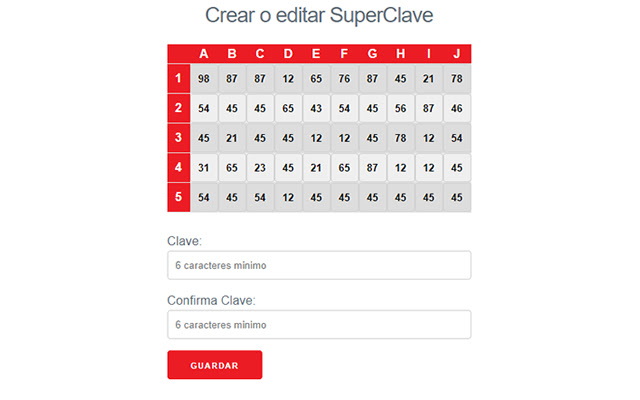Santander SuperClave  from Chrome web store to be run with OffiDocs Chromium online
