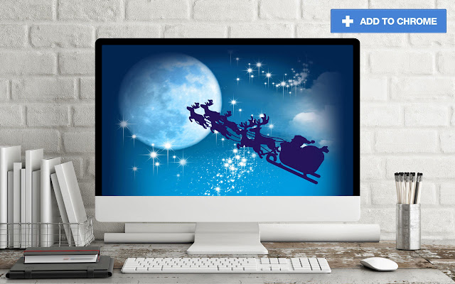 Santas Night Flight Theme  from Chrome web store to be run with OffiDocs Chromium online