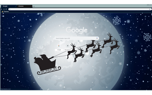 Santas Snowy Ride  from Chrome web store to be run with OffiDocs Chromium online