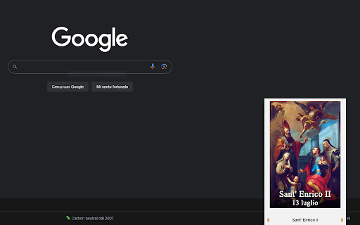 Santino del giorno  from Chrome web store to be run with OffiDocs Chromium online