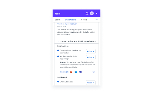 SAP CX AI Toolkit  from Chrome web store to be run with OffiDocs Chromium online