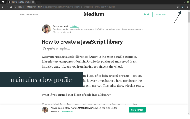 Sapi Finds time to read online articles.  from Chrome web store to be run with OffiDocs Chromium online