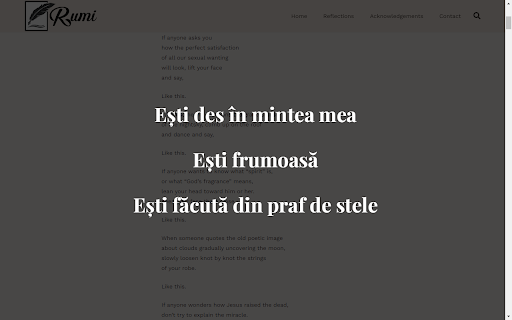 Sara, ești minunată!  from Chrome web store to be run with OffiDocs Chromium online