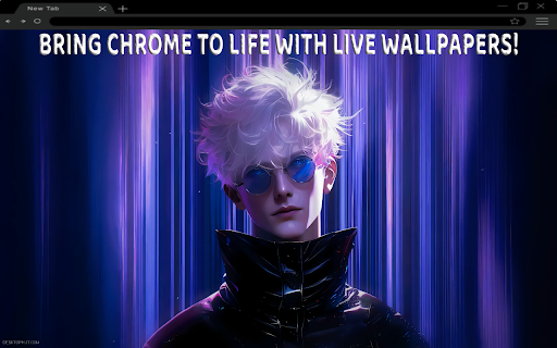 Satoru Gojo Style Live Wallpaper  from Chrome web store to be run with OffiDocs Chromium online