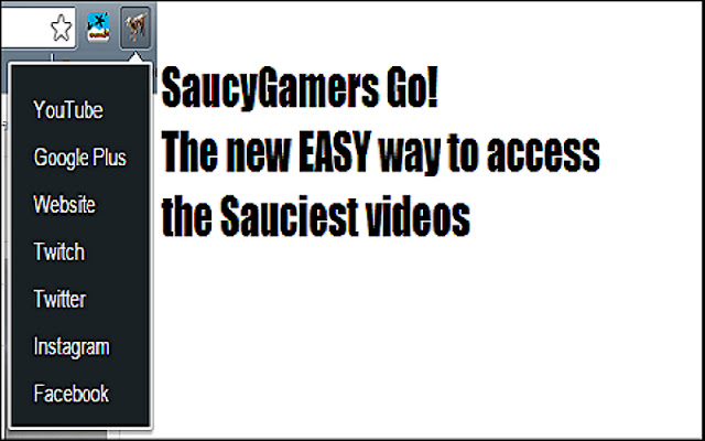 SaucyGamers Go!  from Chrome web store to be run with OffiDocs Chromium online