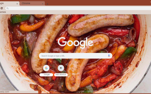 Sausage and Peppers  from Chrome web store to be run with OffiDocs Chromium online