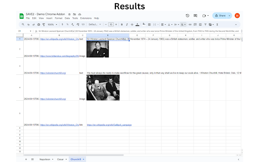 SAVE2  from Chrome web store to be run with OffiDocs Chromium online