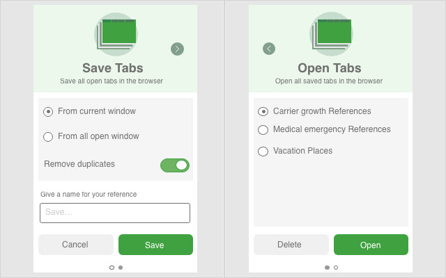 Save all tabs  from Chrome web store to be run with OffiDocs Chromium online