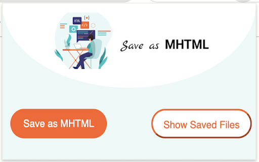 Save as MHTML  from Chrome web store to be run with OffiDocs Chromium online