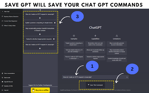 Save GPT  from Chrome web store to be run with OffiDocs Chromium online