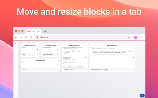 Save GPT prompts  from Chrome web store to be run with OffiDocs Chromium online