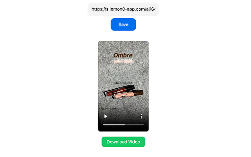 SaveLemon8 Video Image  from Chrome web store to be run with OffiDocs Chromium online