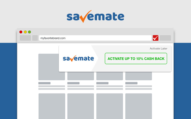 SaveMate: Your Coupons  Cash Back Tool  from Chrome web store to be run with OffiDocs Chromium online