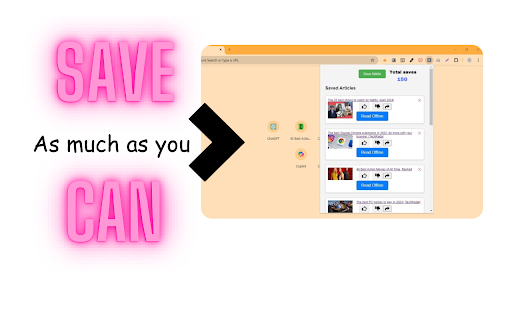 Save My Article  from Chrome web store to be run with OffiDocs Chromium online
