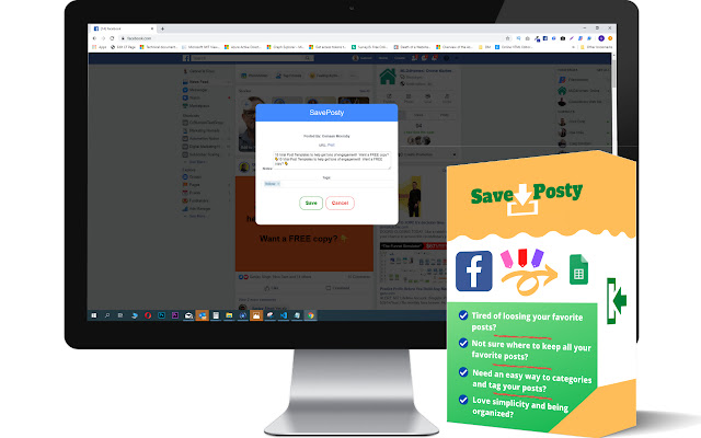 SavePosty  from Chrome web store to be run with OffiDocs Chromium online