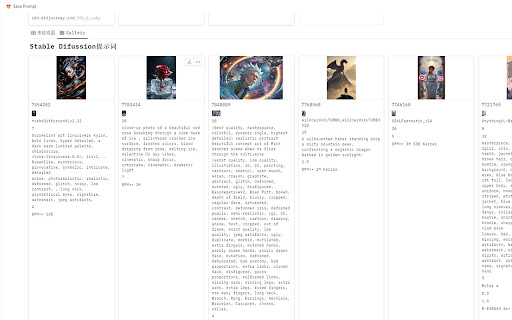 save prompt  from Chrome web store to be run with OffiDocs Chromium online