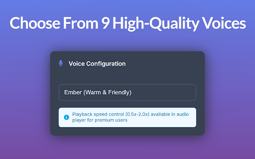 Save the ChatGpt voice  from Chrome web store to be run with OffiDocs Chromium online