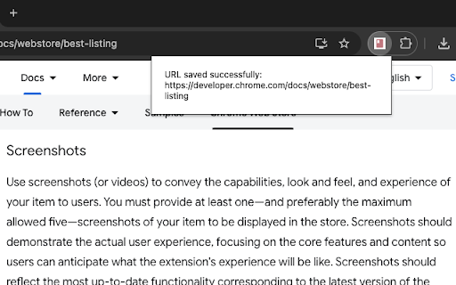 Save to LinkClip  from Chrome web store to be run with OffiDocs Chromium online