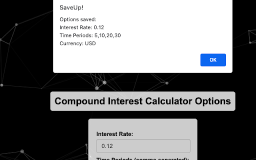 SaveUp!  from Chrome web store to be run with OffiDocs Chromium online