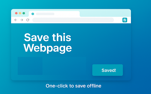 Save Webpage  from Chrome web store to be run with OffiDocs Chromium online