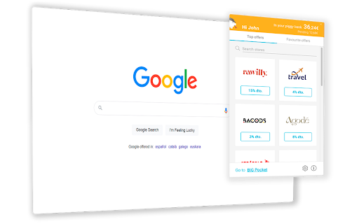 Savings add on  from Chrome web store to be run with OffiDocs Chromium online