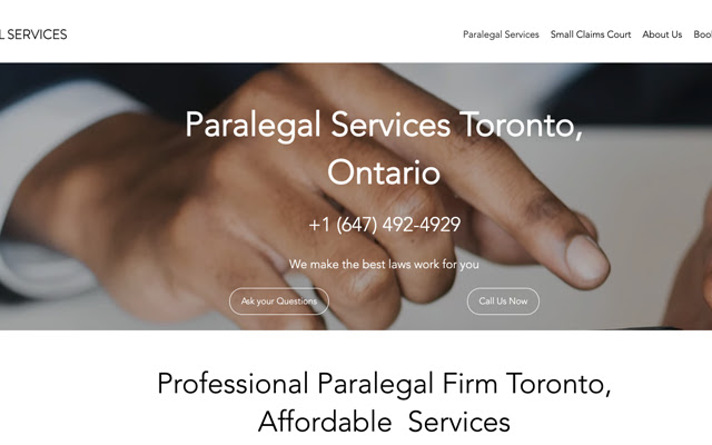 SAV Paralegal Toronto  from Chrome web store to be run with OffiDocs Chromium online