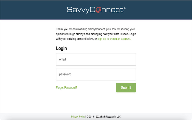 SavvyConnect by SavvyShares  from Chrome web store to be run with OffiDocs Chromium online