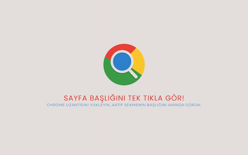 Sayfa Başlığını Görüntüle  from Chrome web store to be run with OffiDocs Chromium online