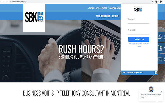 SBK DIALER  from Chrome web store to be run with OffiDocs Chromium online
