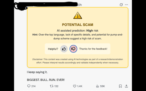 Scam Detect from Chrome web store to be run with OffiDocs Chromium online Scam Detect from Chrome web store to be run with OffiDocs Chromium online