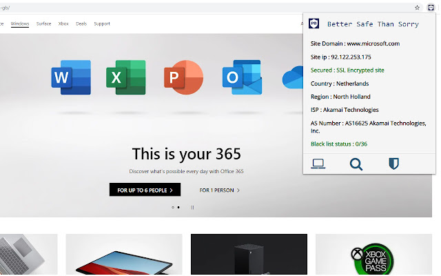 ScamDetector  from Chrome web store to be run with OffiDocs Chromium online