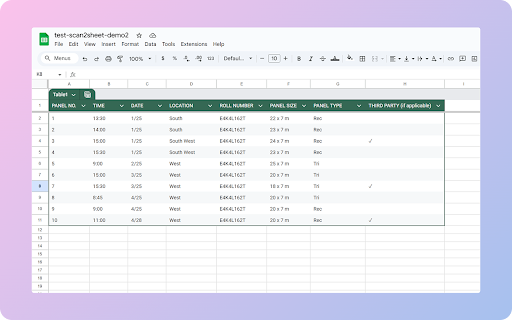 Scan2Sheet Powered by ChatGPT  from Chrome web store to be run with OffiDocs Chromium online