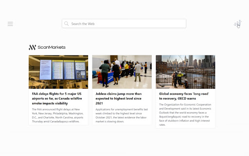 ScanMarkets  from Chrome web store to be run with OffiDocs Chromium online