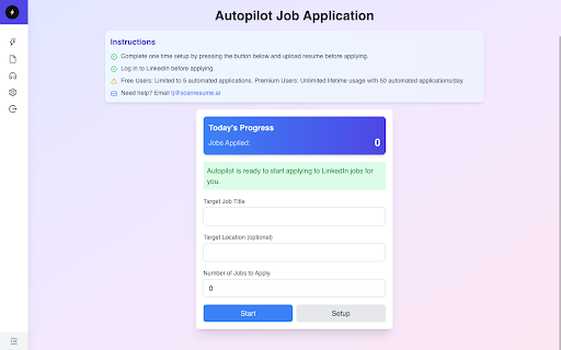 ScanResume Autopilot  from Chrome web store to be run with OffiDocs Chromium online