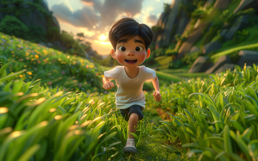 scene with young children playing nature outdoors  from Chrome web store to be run with OffiDocs Chromium online