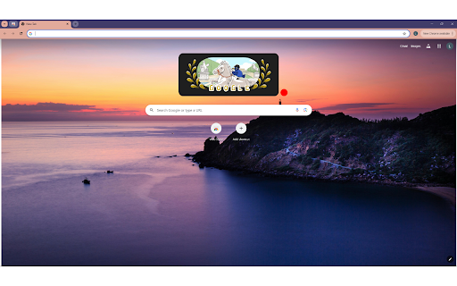 Scenic View Of Ocean During Dawn  from Chrome web store to be run with OffiDocs Chromium online