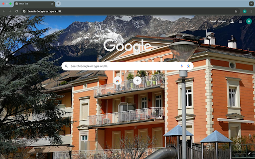 school and mountains  from Chrome web store to be run with OffiDocs Chromium online