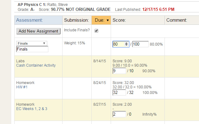 School Loop HoraceScope  from Chrome web store to be run with OffiDocs Chromium online