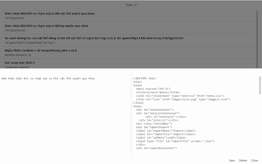 Science Notes  from Chrome web store to be run with OffiDocs Chromium online