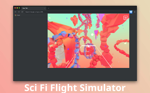 Sci Fi Flight Simulator Offline  from Chrome web store to be run with OffiDocs Chromium online