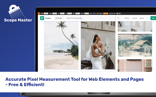 Scope Master Page Ruler  from Chrome web store to be run with OffiDocs Chromium online
