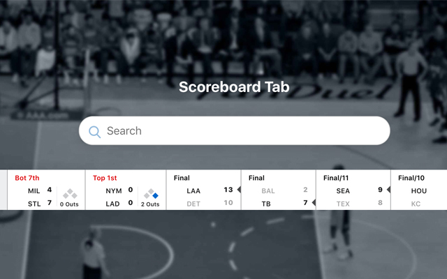 Scoreboard Tab  from Chrome web store to be run with OffiDocs Chromium online