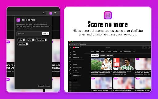 Score no more  from Chrome web store to be run with OffiDocs Chromium online